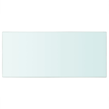 vidaXL 50x25 cm átlátszó panel üvegpolc (243820) bútor