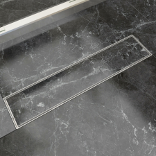 vidaXL 530x140 mm rozsdamentes acél lineáris zuhany csatorna egyéb hálózati eszköz