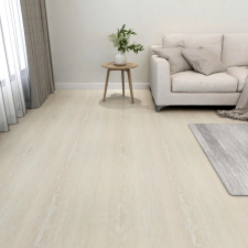 vidaXL 55 db bézs öntapadó PVC padlólap 5,11 m² lakástextília