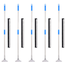 vidaXL 5 db acél és gumi felmosók 60,5 x 119,5 cm takarító és háztartási eszköz