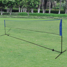 vidaXL 600x155 cm tollaslabda háló tollaslabdákkal tenisz felszerelés