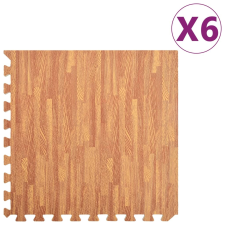 vidaXL 6 db famintás EVA habszivacs puzzle tornaszőnyeg 2,16 ㎡ puzzle, kirakós