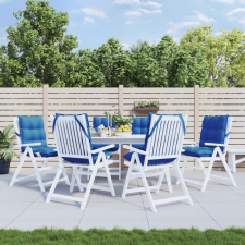 vidaXL 6 db királykék oxford szövet alacsony háttámlájú székpárna (377703 VidaXL) lakástextília