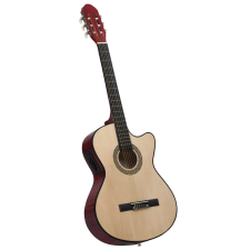 vidaXL 6 húros cutaway akusztikus western gitár hagszínszabályzóval gitár és basszusgitár
