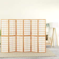 vidaXL 6-paneles japán stílusú összecsukható paraván 240 x 170 cm bútor