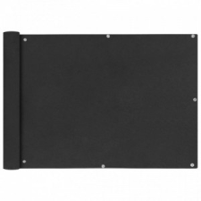 vidaXL 75x600 cm antracit Oxford szövetű erkély ablak sötétítő fogó