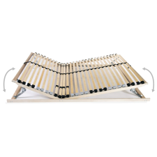 vidaXL 7 zónás, 28 léces ágyrács 100 x 200 cm (246458) ágy és ágykellék