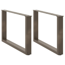 vidaXL Acél Dohányzóasztal Láb - U-alakú - 70x43cm - 2 db bútor