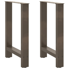 vidaXL Acél Dohányzóasztal Lábak - 2 db - 60x72-73cm bútor