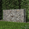 vidaXL acél gabion / kőkosár 200 x 30 100 cm