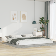 vidaXL Ágykeret Fehér 180 x 220 cm Tömör fenyőfa ágy és ágykellék