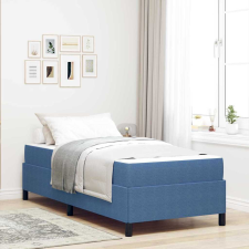 vidaXL Ágykeret Kék 100 x 200 cm Bársony anyag ágy és ágykellék