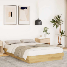 vidaXL ágykeret matrac nélkül 120x190 cm tömör fa tölgyfa ágy és ágykellék