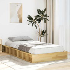 vidaXL ágykeret matrac nélkül 75x190 cm tömör fa tölgyfa ágy és ágykellék