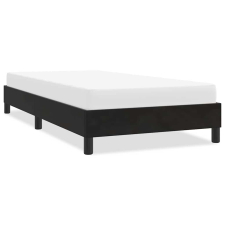 vidaXL ágykeret matrac nélkül Fekete 80x220 cm bársony ágy és ágykellék