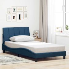 vidaXL ágykeret matrac nélkül kék 100x200 cm anyagból ágy és ágykellék