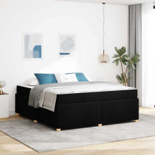 vidaXL Ágykeret matraccal Egyéb Fekete 180 x 200 cm szövet ágy és ágykellék