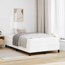 vidaXL Ágykeret matraccal Fehér 120 x 200 cm Műbőr ágy és ágykellék