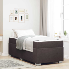 vidaXL Ágykeret sötétbarna 90 x 190 cm Zsebes rugók ágy és ágykellék