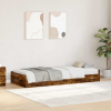 vidaXL Ágykeret tárolóval fejtámlával fiókkal Öreg fa 75 x 190 cm Faanyag