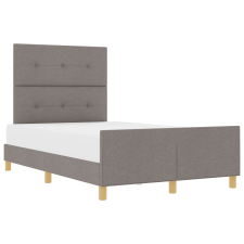 vidaXL Ágykeret Taupe 120x200 cm Szövet (3344722) ágy és ágykellék