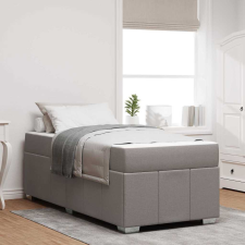 vidaXL Ágykeret Tópszínű 90 x 200 cm szövet ágy és ágykellék