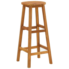 vidaXL Akácfa Bárszék - 8 db - 76 cm bútor