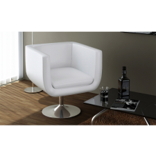 vidaXL Állítható Modern Bárszék / Fotel Fehér és Krómszínű bútor