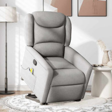 vidaXL Álló masszázsfotel felhőszürke szövet (3303213) masszázsfotel