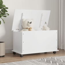 vidaXL ALTA fehér tömör fenyőfa tárolóláda 73x39,5x44 cm bútor