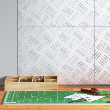 vidaXL Alumínium Csekkoló Lemezek 4 Csomag Csúszásmentes 40x30 cm építőanyag