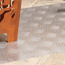 vidaXL Alumínium Rácsos Lemezek 4 db Csúszásmentes 90x40 cm építőanyag