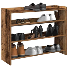 vidaXL antik fa szerelt fa cipőtartó 80 x 25 x 61,5 cm bútor