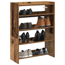 vidaXL antik fa szerelt fa cipőtartó 80 x 25 x 61,5 cm bútor