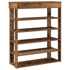 vidaXL antik fa szerelt fa cipőtartó 80x30x98 cm (859939) bútor