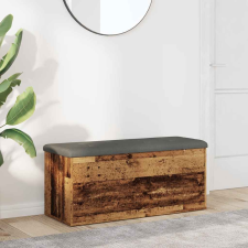 vidaXL antik fa szerelt fa tárolópad 102x42x45 cm bútor
