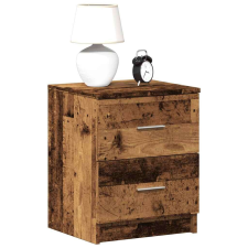 vidaXL antik fa színű éjjeliszekrény 2 fiókkal 40x36x50 cm bútor