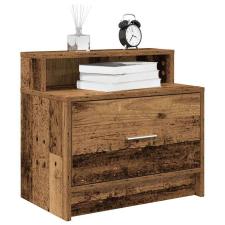 vidaXL antik fa színű éjjeliszekrény fiókkal 51 x 31 x 47 cm bútor