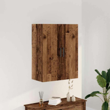vidaXL antik fa színű fali szekrény 69,5 x 34 x 90 cm fürdőszoba bútor