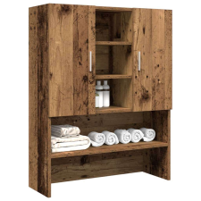 vidaXL antik fa színű mosógépszekrény 70,5 x 25,5 x 90 cm fürdőszoba bútor