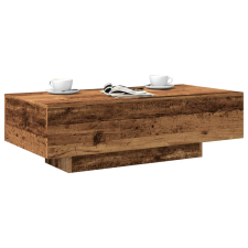 vidaXL antik fa színű szerelt fa dohányzóasztal 100x49,5x31 cm bútor