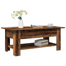 vidaXL antik fa színű szerelt fa dohányzóasztal 102 x 55 x 42 cm bútor