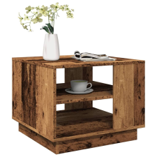 vidaXL antik fa színű szerelt fa dohányzóasztal 55 x 55 x 42 cm bútor