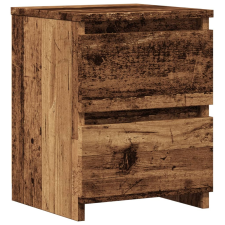 vidaXL antik fa színű szerelt fa éjjeliszekrény 30 x 30 x 40 cm bútor