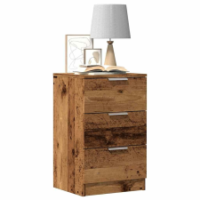 vidaXL antik fa színű szerelt fa éjjeliszekrény 40 x 36 x 65 cm bútor