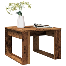 vidaXL antik fa színű szerelt fa kisasztal 50 x 50 x 35 cm bútor