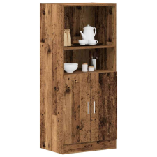 vidaXL antik fa színű szerelt fa konyhaszekrény 57x41,5x131,5 cm bútor
