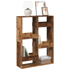 vidaXL antik fa színű szerelt fa könyvespolc 100 x 33 x 135 cm bútor