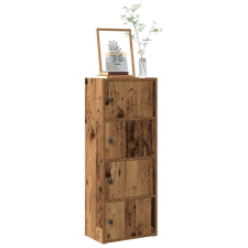 vidaXL antik fa színű szerelt fa könyvespolc 40x24x102 cm bútor