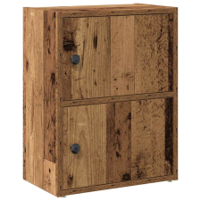 vidaXL antik fa színű szerelt fa könyvespolc 40x24x52 cm (860362) bútor